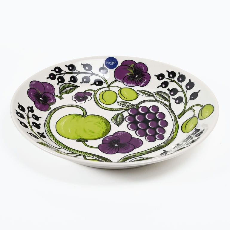 アラビア ARABIA プレート 21cm パラティッシ Paratiisi パープル 1005606 洋食器 北欧 雑貨 キッチン フィンランド 陶器<br>【スペシャルラッピング660円(別売り)】