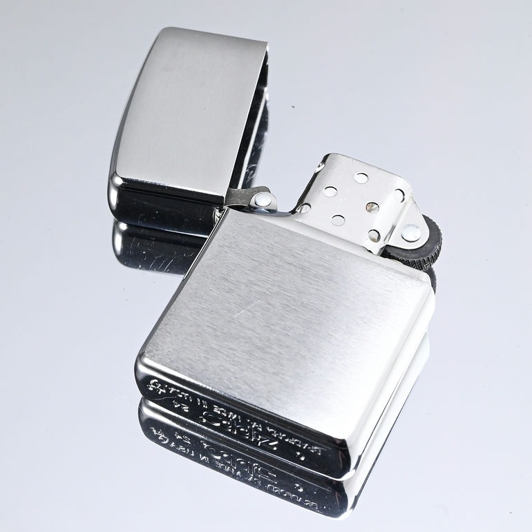 Zippo ジッポー アーマー 無地 シルバー つや消し ブラッシュド