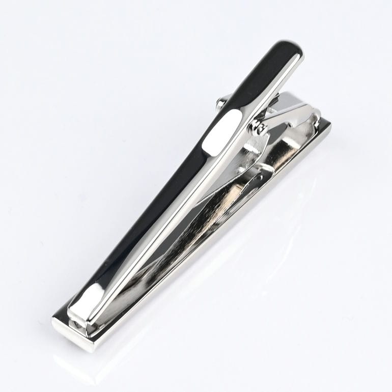 モンアート MONART ネクタイピン メンズ タイピン タイバー タイクリップ シルバー クリア TC/SW1 B Made in Italy 名入れ可有料 正規代理店