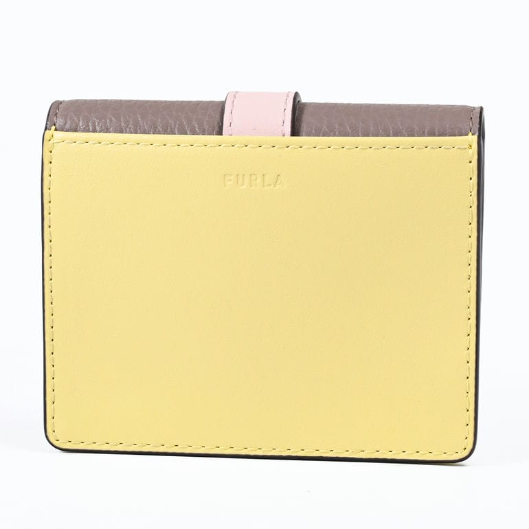 【名入れ可有料】フルラ FURLA カードケース 名刺入れ GRAZIA グラジア レディース グレー系 イエロー ピンクベージュ WP00499 BX1588 3781S【純正紙袋・リボン付き】【スペシャルラッピング660円(別売り)】