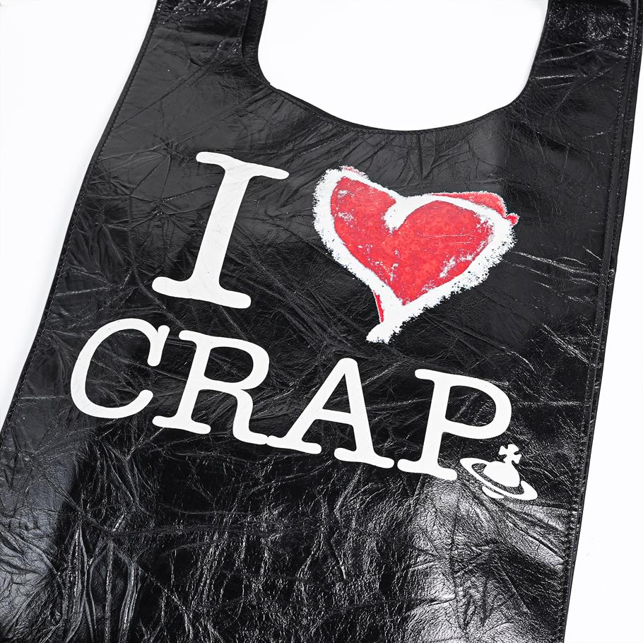 Vivienne Westwood ハンドバッグ I LOVE CRAP ヴィヴィアン ウエストウッド バッグ ハンドバッグ ショルダー