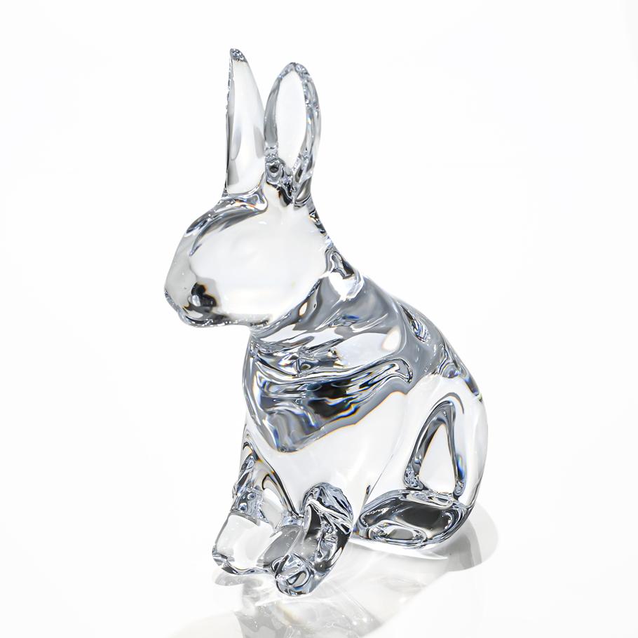 バカラ 名入れ対応 Baccarat クリスタルフィギュア 2022年新作 干支 兎 うさぎ クリア 2815125 【熨斗対応】 インテリア オブジェ 置物 洋食器 <br>【スペシャルラッピング660円(別売り)】