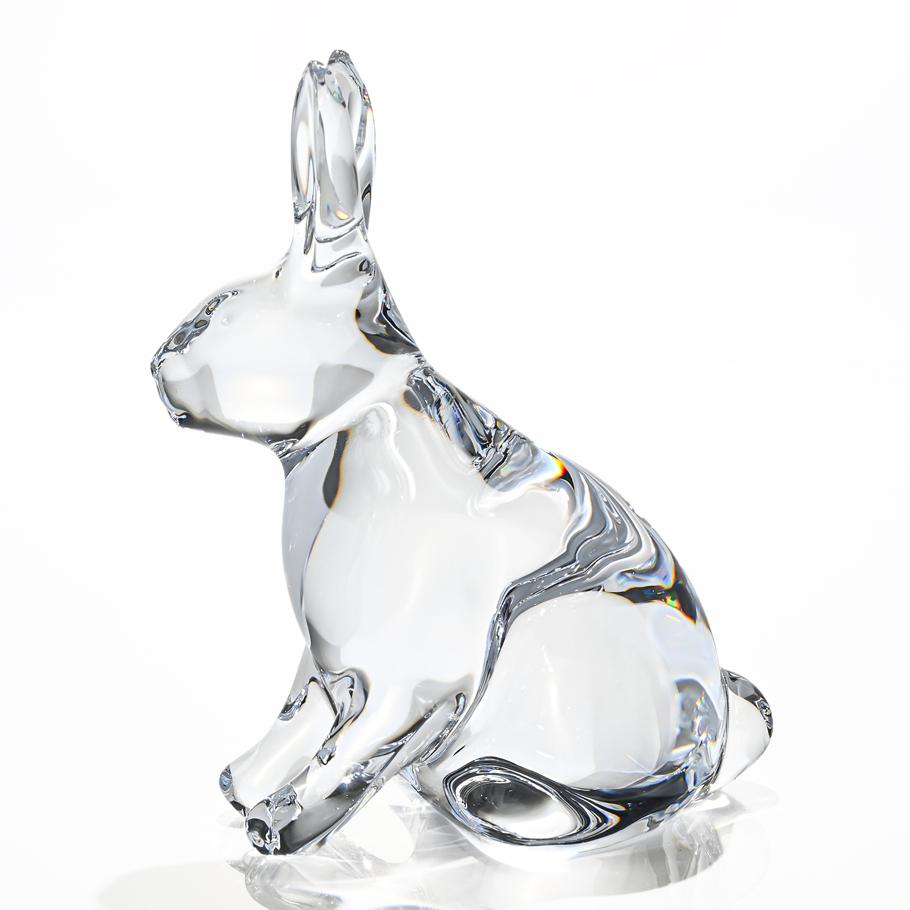 バカラ 名入れ対応 Baccarat クリスタルフィギュア 2022年新作 干支 兎 うさぎ クリア 2815125 【熨斗対応】 インテリア オブジェ 置物 洋食器 <br>【スペシャルラッピング660円(別売り)】