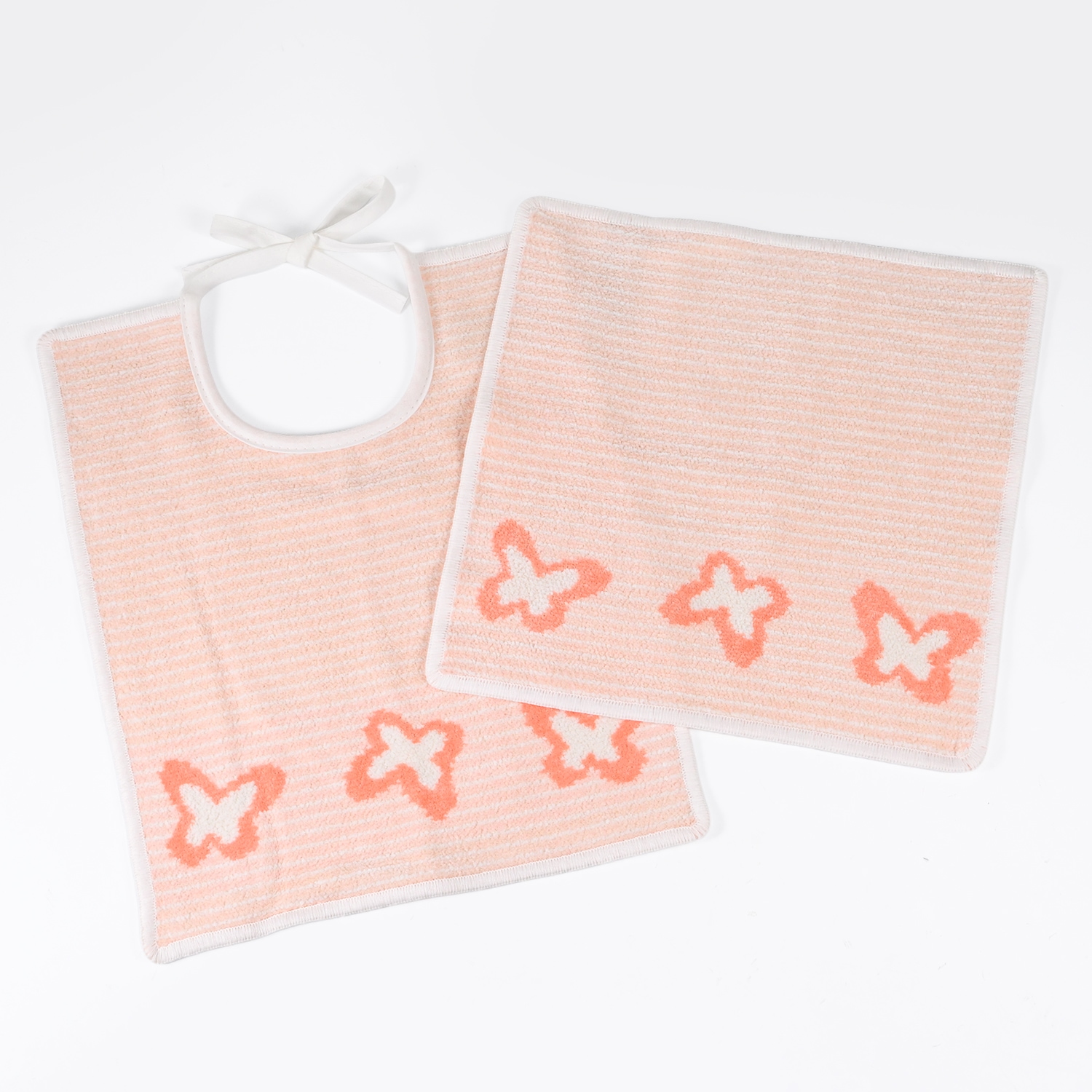 【名入れ・スペシャルラッピング・純正紙袋 無料サービス】フェイラー スタイ よだれかけ ビブ 30cm×25cm 2種から選べる ハンカチ 25cm ギフトセット 23種から選べるスペシャルラッピング 出産祝い 記念日