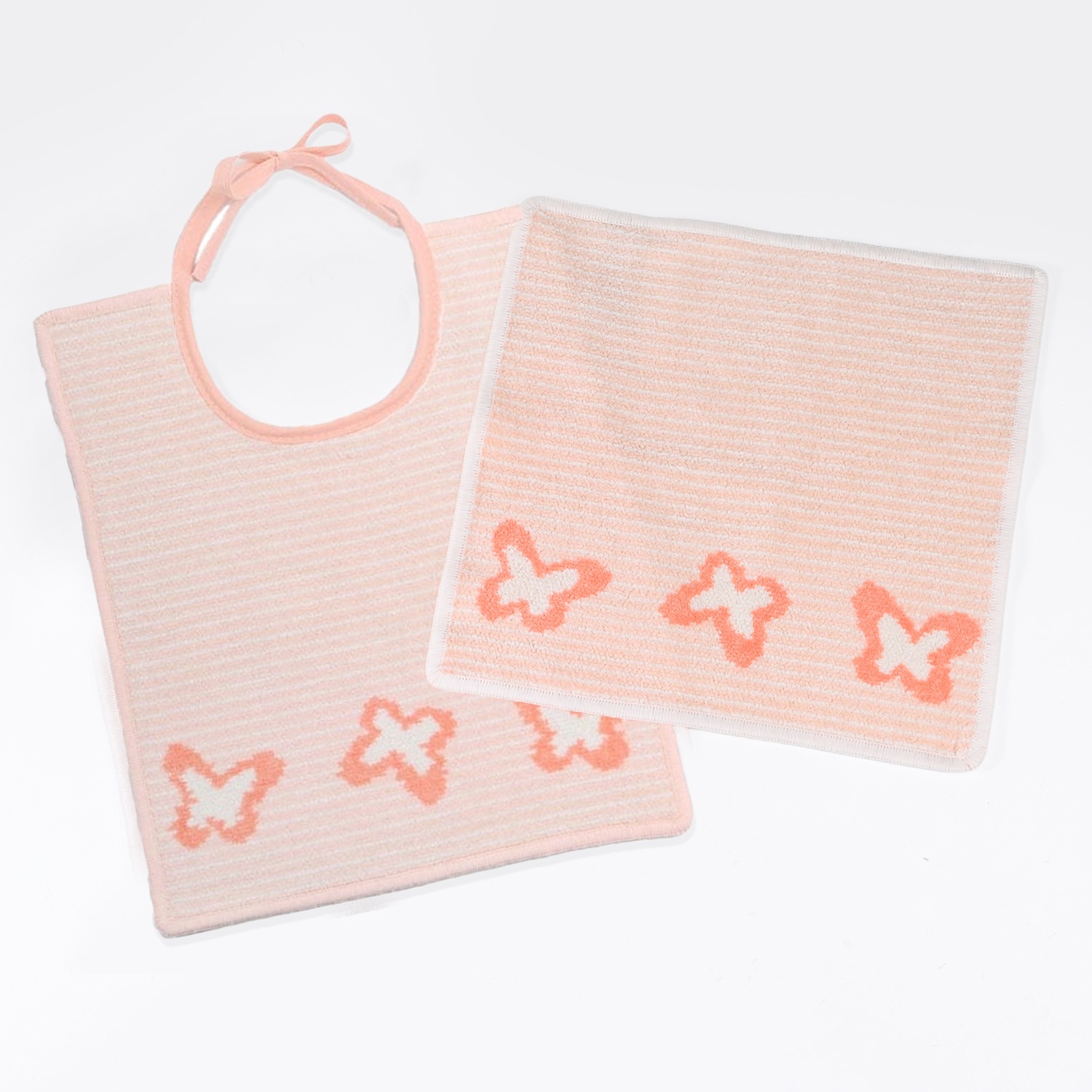 【名入れ・スペシャルラッピング・純正紙袋 無料サービス】フェイラー スタイ よだれかけ ビブ 30cm×25cm 2種から選べる ハンカチ 25cm ギフトセット 23種から選べるスペシャルラッピング 出産祝い 記念日