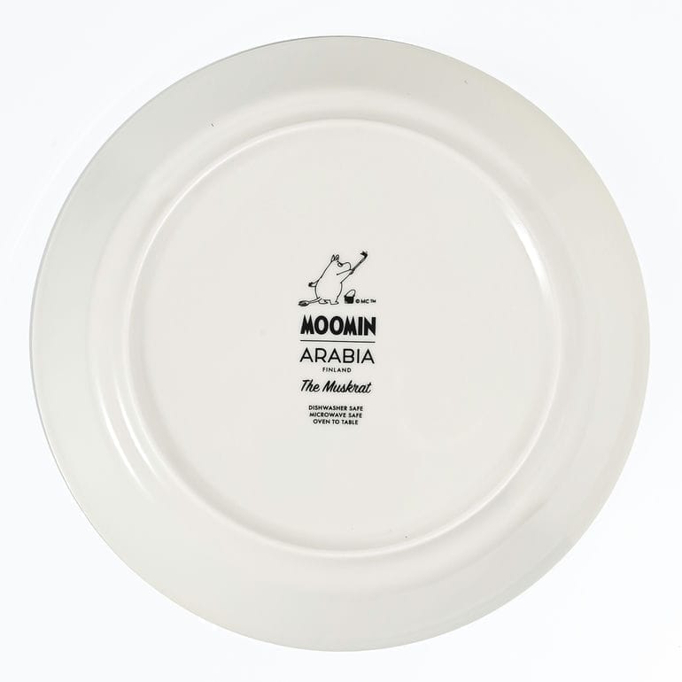 アラビア ARABIA プレート 19cm クラシック ムーミンシリーズ じゃこうねずみ 1069395 洋食器 北欧 雑貨 キッチン フィンランド 陶器<br>【スペシャルラッピング660円(別売り)】