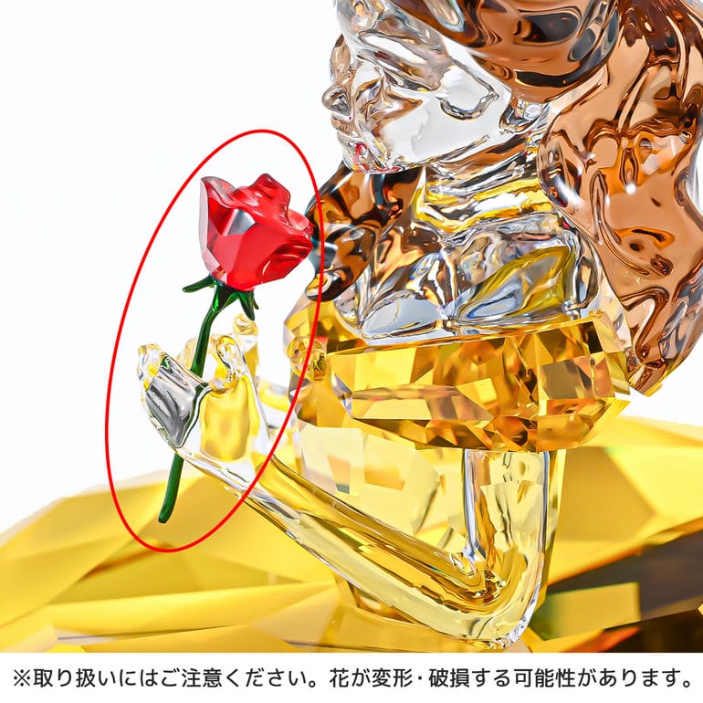 Swarovski ディズニープリンセス　ベル フィギュア　置物　オブジェ　箱付 スワロフスキー SWAROVSKI クリスタルフィギュア フィギュリン Disney