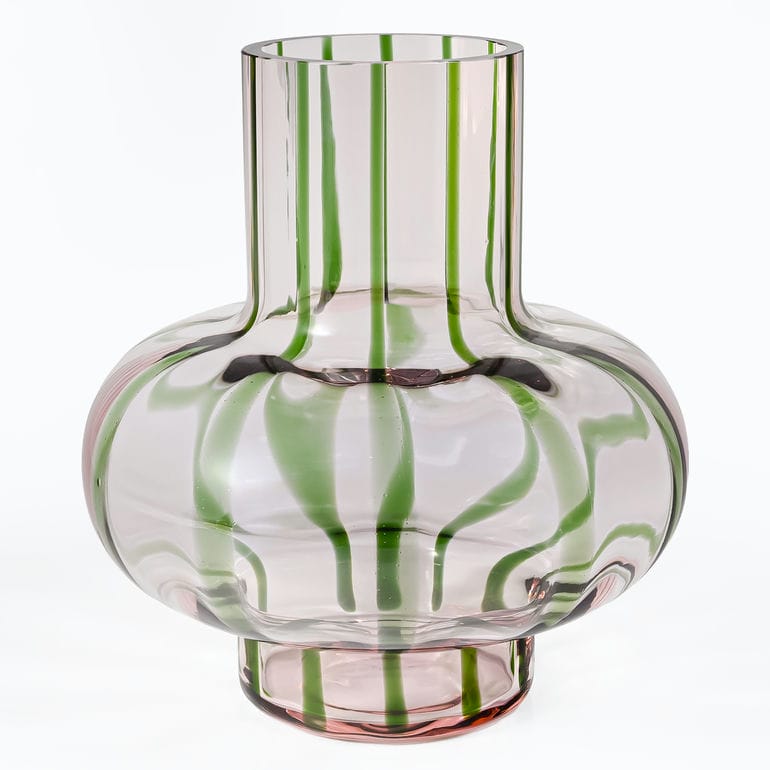 マリメッコ フラワーベース 花瓶　Umpu ベース パウダー×オリーブ マリメッコ marimekko ベース 花瓶 Umpu グラスベース パウダー