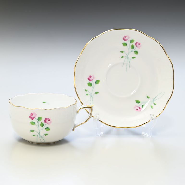 ヘレンド ティーカップ&ソーサー ペア 2個セット AKPシリーズ 洋食器 200ml 手描き 724000 AKP 【00724000-AKP】 カップアンドソーサー 【スペシャルラッピング660円(別売り)】