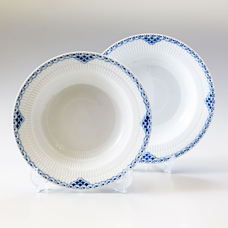 2枚セット ロイヤルコペンハーゲン プリンセス ディーププレート 深皿 パスタプレート スーププレート 21cm 1104604 1017268 北欧食器 洋食器 【スペシャルラッピング660円(別売り)】