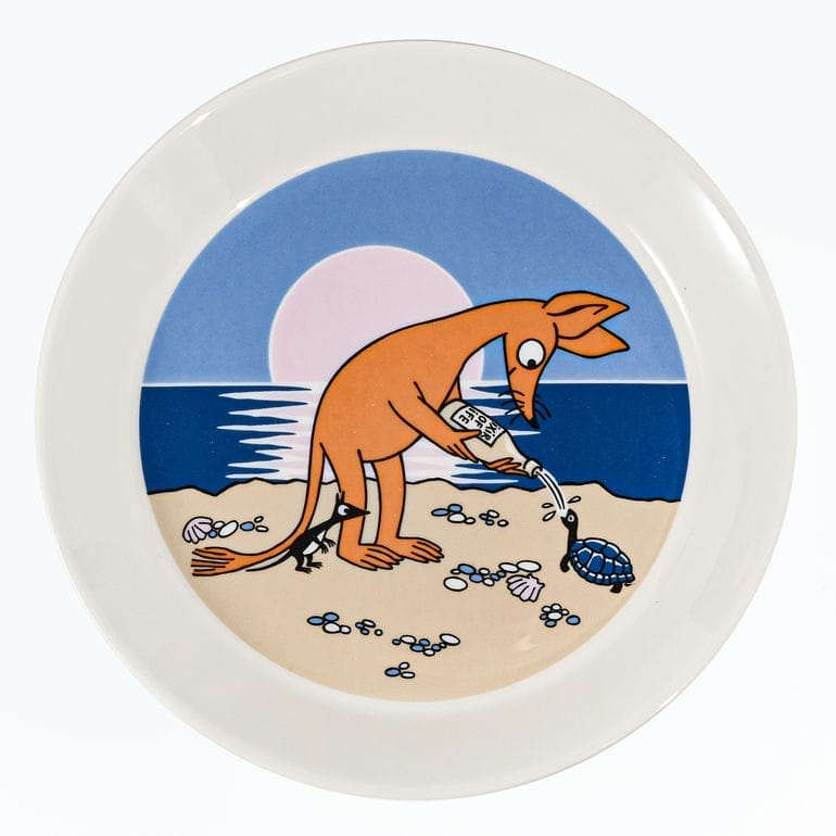 アラビア ARABIA プレート 19cm クラシック ムーミンシリーズ スニフ 1069398 洋食器 北欧 雑貨 キッチン フィンランド 陶器<br>【スペシャルラッピング660円(別売り)】