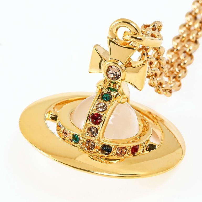 Vivienne Westwood ゴールド オーブネックレス Vivienne Westwoodの「ORB WATCH ネックレス」の新色ローズゴールドが6