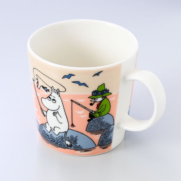 アラビア ARABIA 2022年夏限定 マグカップ&プレート セット 300ml サマーフィッシング ムーミンコレクション フィッシング 1062219 1062220 北欧食器 洋食器【スペシャルラッピング1100円(別売り)】