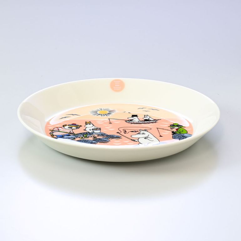 アラビア ARABIA 2022年夏限定 マグカップ&プレート セット 300ml サマーフィッシング ムーミンコレクション フィッシング 1062219 1062220 北欧食器 洋食器【スペシャルラッピング1100円(別売り)】