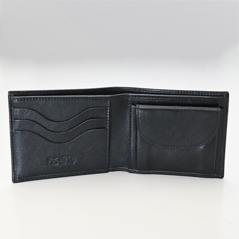 イルビゾンテ IL BISONTE 財布 二つ折り財布 ブラック C0487 MP 153