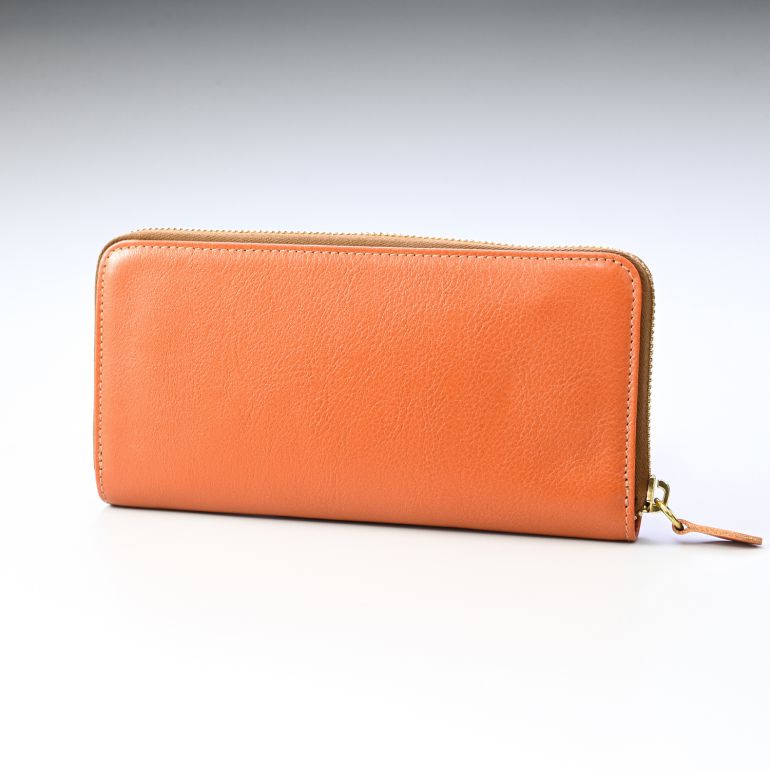 イルビゾンテ IL BISONTE 財布 長財布 メンズ レディース ラウンドファスナー バケッタレザー ブラウン ヤキヌメ SZW046PV0005CA106B 【スペシャルラッピング660円(別売り)】