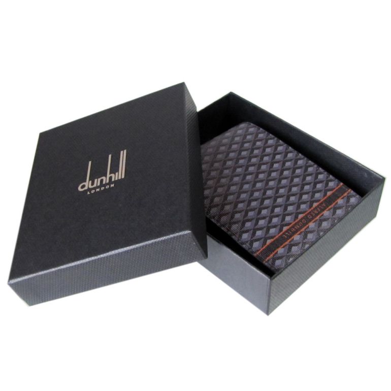 ダンヒル dunhill 財布 二つ折り財布 小銭入れなし メンズ エンジン