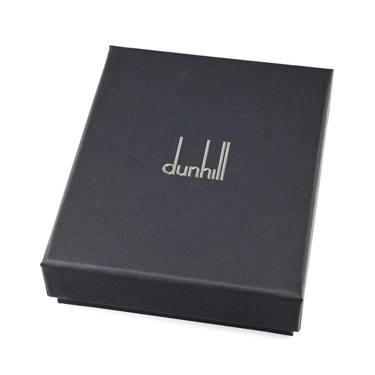 【箔押し名入れ可有料】ダンヒル dunhill 二つ折り財布 メンズ デューク ファインレザー ネイビー 20F2320GS410 折財布 ウォレット 英国【スペシャルラッピングB対応(別売り)】