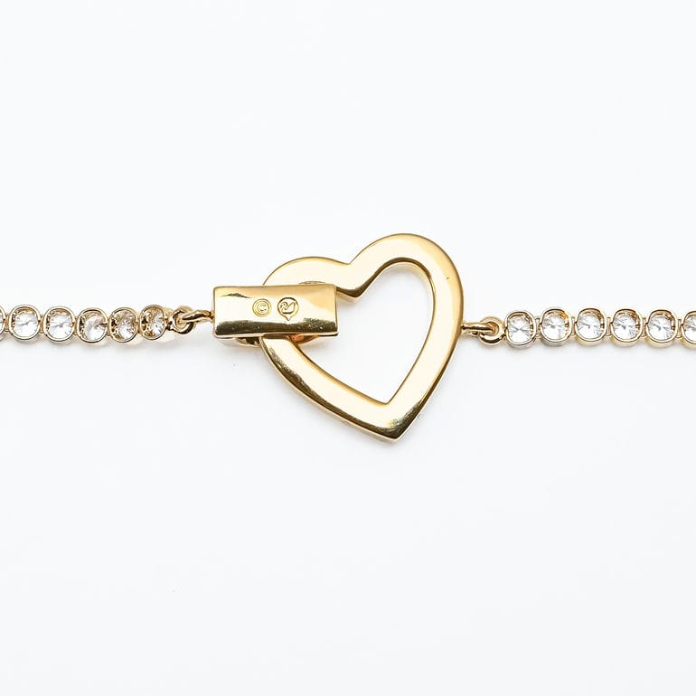 スワロフスキー SWAROVSKI ブレスレット Lovely ハート クリア ゴールド 5636964 ジュエリー アクセサリー【スペシャルラッピング660円(別売り)】