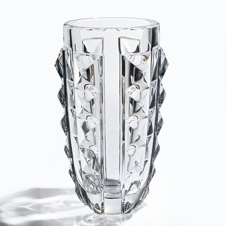 【名入れ可有料】バカラ Baccarat ベース 花瓶 ヘリテージ HERITAGE ダイヤモンド 26cm 2805067 インテリア オブジェ 置物 【熨斗対応】<br>【スペシャルラッピング660円(別売り)】