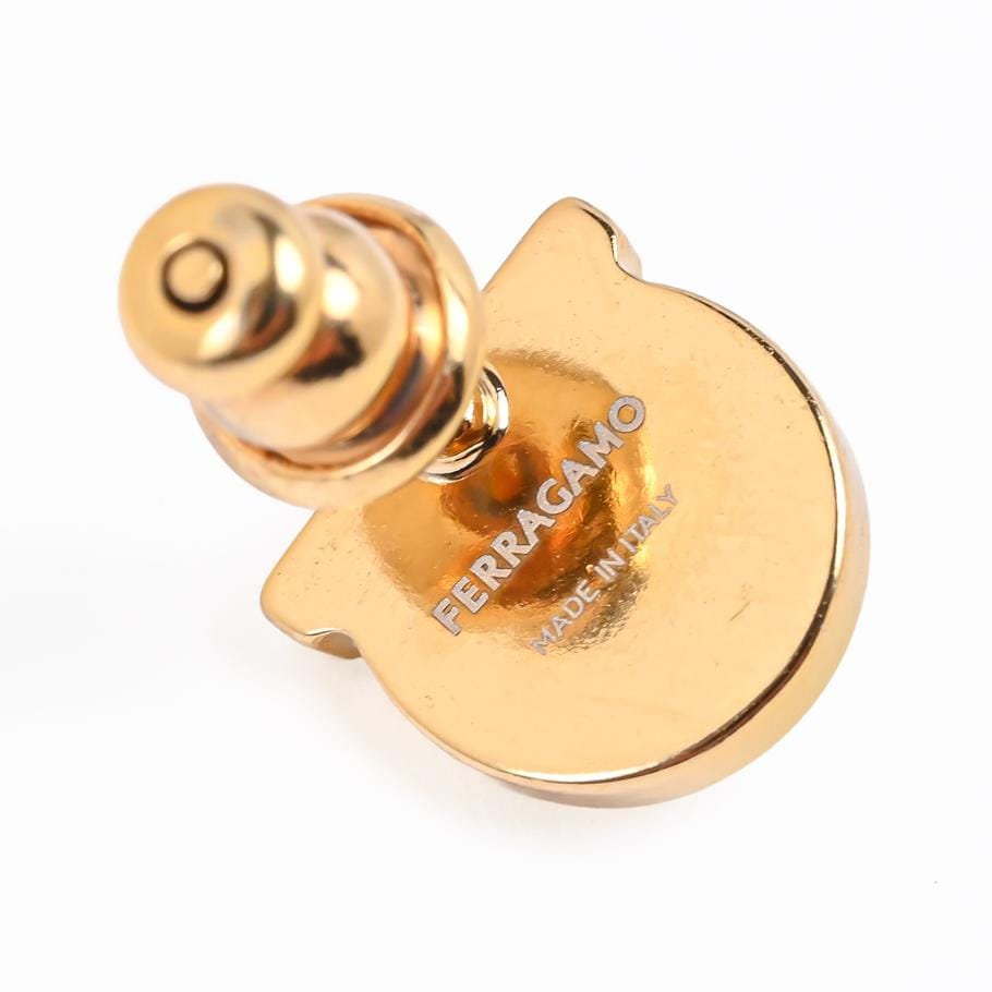 【スペシャルラッピング付き】フェラガモ Salvatore Ferragamo サルヴァトーレフェラガモ ピアス パールピアス ガンチーニ レディース ゴールド 760121 696454 0696454