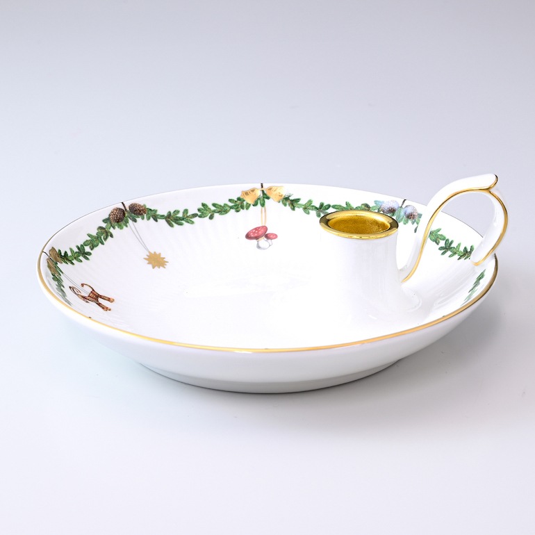 ロイヤルコペンハーゲン スターフルーテッド クリスマス キャンドルホルダー 日本未発売 2503501(1024778) インテリア オブジェ 置物 北欧食器 洋食器 名入れ可有料 【スペシャルラッピング660円(別売り)】