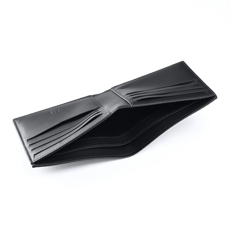 【箔押し名入れ可有料】ダンヒル dunhill 二つ折り財布 小銭入れ無し メンズ コントゥア 8cc ビルフォールド ブラック 24R2300PX001 折財布 ウォレット 英国<br>【スペシャルラッピング660円(別売り)】