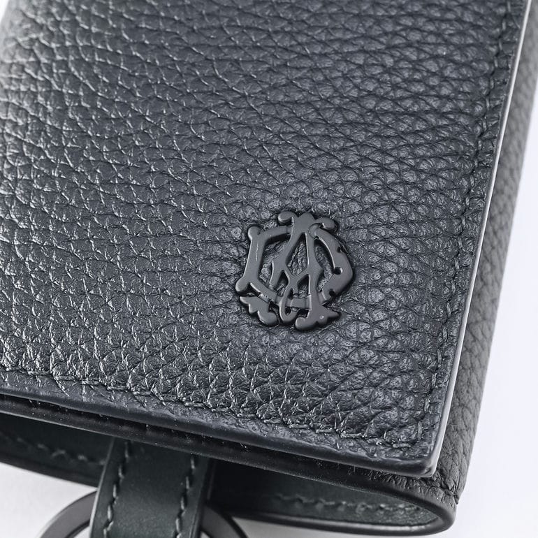 【名入れ可有料】ダンヒル dunhill キーケース 6連 バーリントン メンズ ブラック レーシンググリーン DU24F2178GN001 英国 <br>【スペシャルラッピング660円(別売り)】