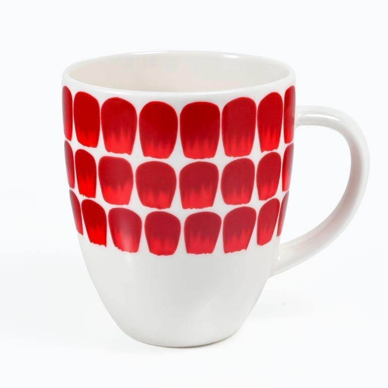 アラビア ARABIA マグカップ 340ml 24h トゥオキオ TUOKIO レッド 1055225 洋食器 北欧 雑貨 キッチン フィンランド 陶器<br>【スペシャルラッピング660円(別売り)】