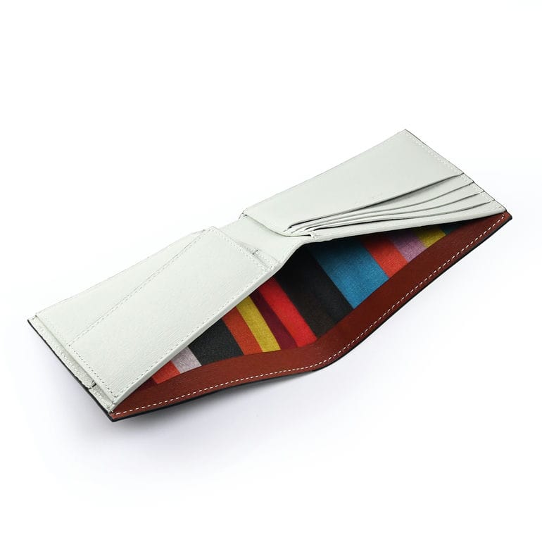 ポールスミス Paul Smith 二つ折り財布 2024SS メンズ ブラック 4833 MSTRGS 79 英国 Made in ITALY ウォレット 折財布 箔押し名入れ可（工賃別売り） 【スペシャルラッピング660円(別売り)】