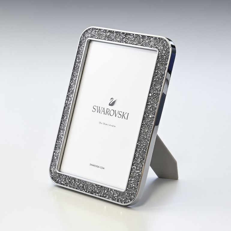 【スペシャルラッピング付き】【純正紙袋付き】スワロフスキー SWAROVSKI Minera フォトフレーム Silver Tone 全2種 ギフトセット 23種類から選べるスペシャルラッピング 結婚祝い
