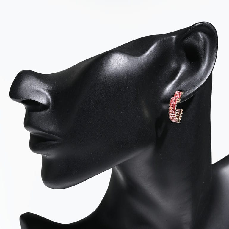 【新品未使用品】Swarovski ピンク ハート型 ピアス スワロフスキー ピアス ハート ピンク パヴェ スタッドピアス