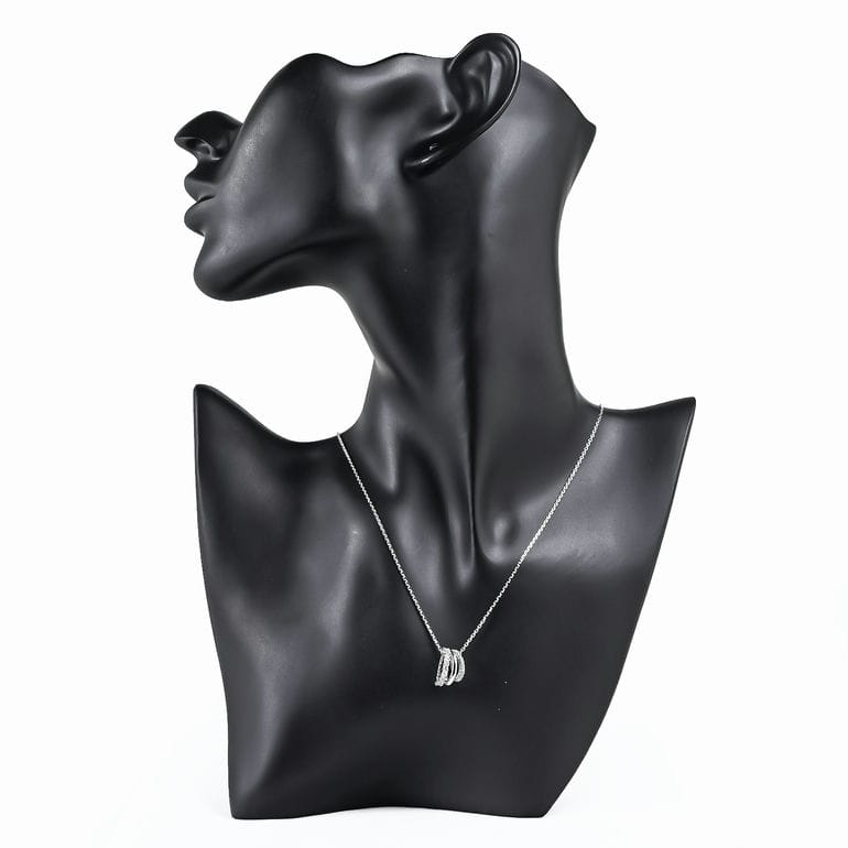 スワロフスキー SWAROVSKI ネックレス Hyperbola クリア シルバー