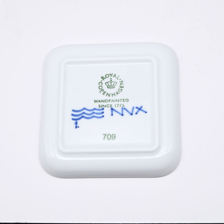 2個セット ロイヤルコペンハーゲン ブルーフルーテッド メガ スモール スクエアディッシュ 10cm 2381709(1027457) 北欧食器 洋食器 ROYAL COPENHAGEN【スペシャルラッピング660円(別売り)】