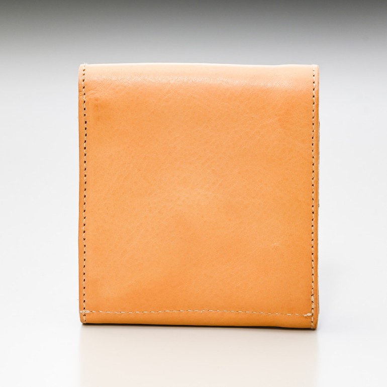 イルビゾンテ IL BISONTE 財布 二つ折り財布 ミニ財布 メンズ レディース カウハイドレザー ナチュラル ヌメ C0984 P 120【スペシャルラッピング660円(別売り)】