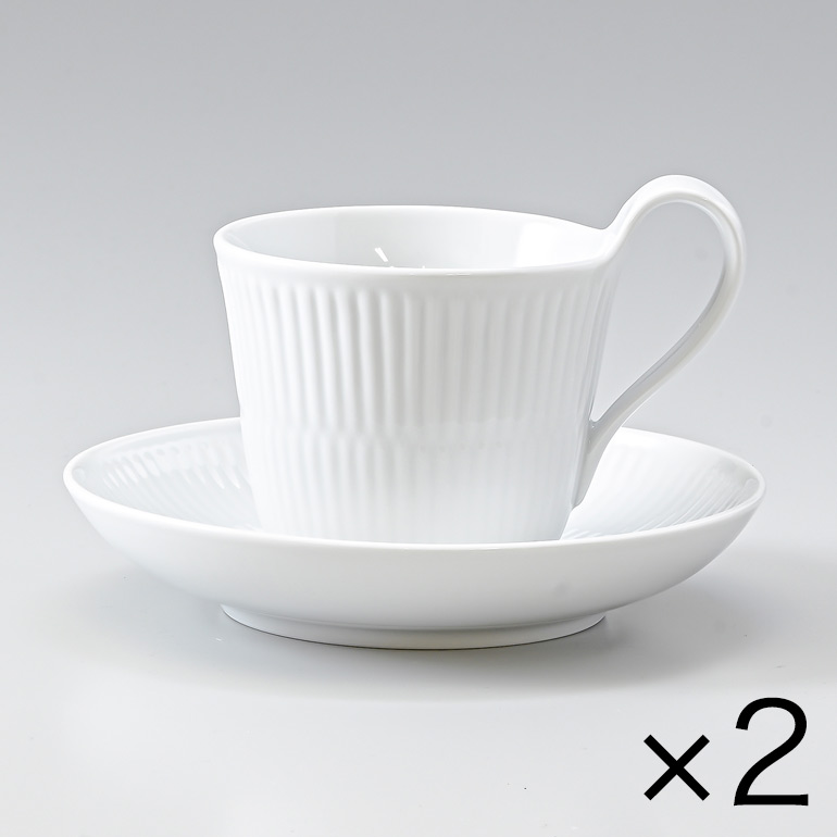 【未使用・箱入・4点セット】ロイヤルコペンハーゲン　プレート☓2、カップ☓2 ロイヤルコペンハーゲン食器新品箱ありカップ＆ソーサ2プレート2枚セット