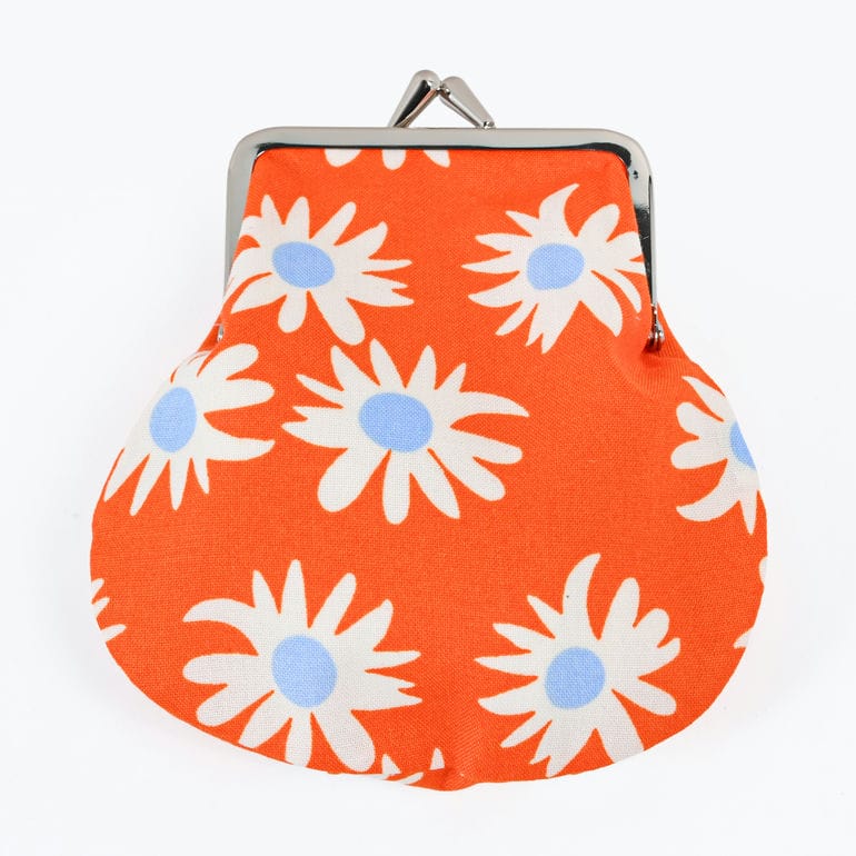 マリメッコ marimekko ポーチ 小物入れ がま口 Rakastaa ei rakasta ラカスタ エイ ラカスタ オレンジ 73978 073978 215 北欧雑貨 北欧デザイン ネコポス限定 送料無料