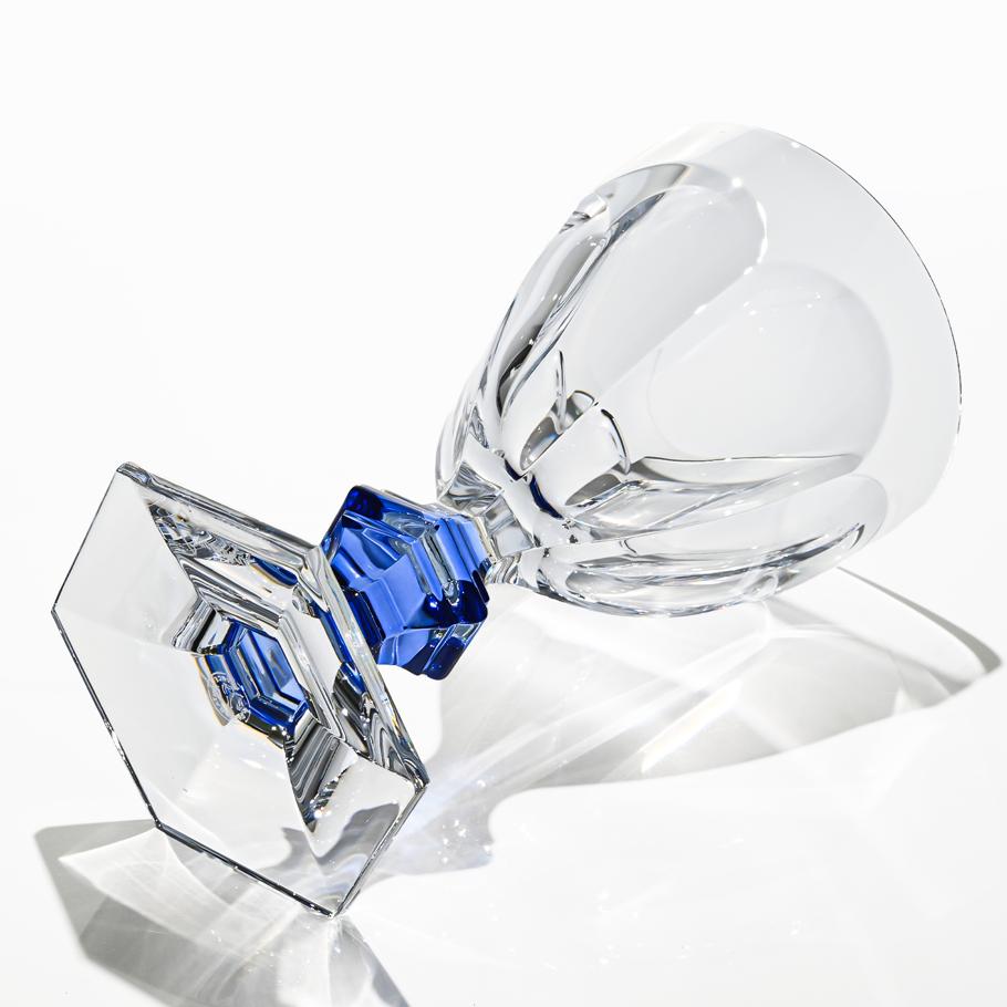 【名入れ可有料】バカラ Baccarat ギフトセット グラス ペア アルクール ブルーボタン ワイングラス HARCOURT 2811102 【熨斗対応】 洋食器 <br>【スペシャルラッピング660円(別売り)】