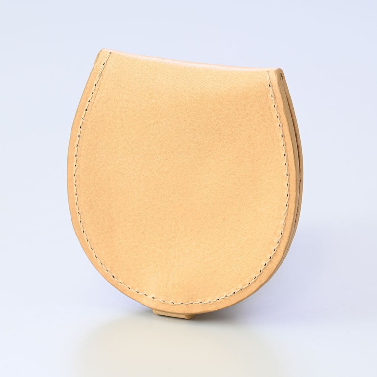 イルビゾンテ IL BISONTE コインケース 小銭入れ 馬蹄形 バケッタレザー ナチュラル ヌメ C0543 P 120【スペシャルラッピング660円(別売り)】