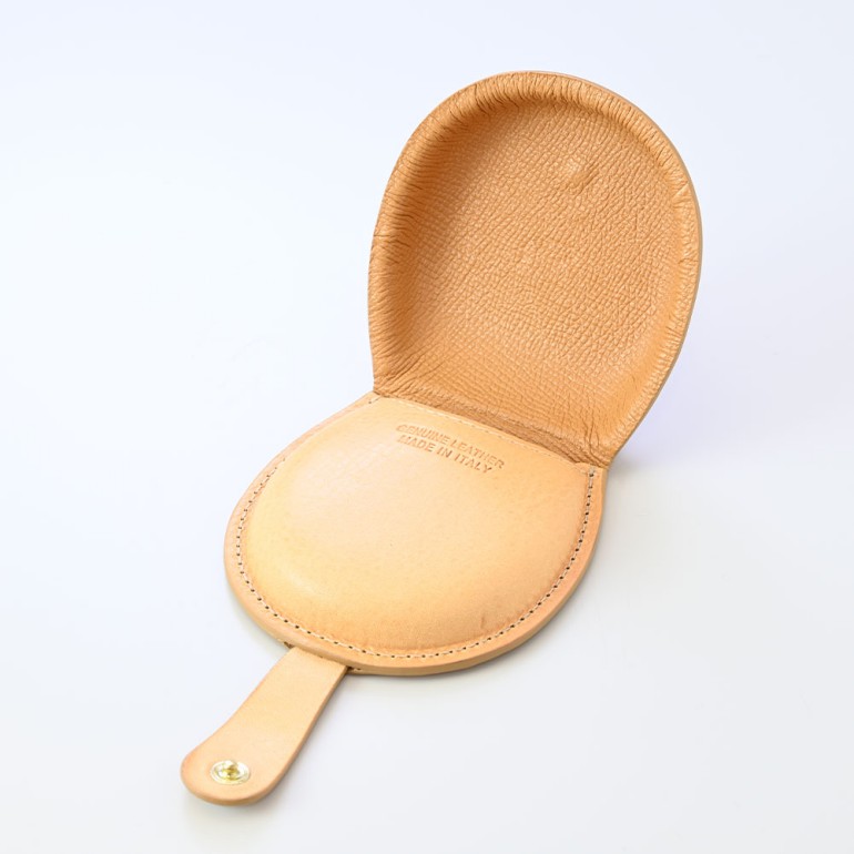 イルビゾンテ IL BISONTE コインケース 小銭入れ 馬蹄形 バケッタレザー ナチュラル ヌメ C0543 P 120【スペシャルラッピング660円(別売り)】