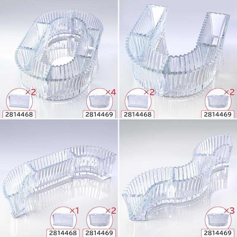 バカラ 名入れ対応 Baccarat ベース 花瓶 ミルニュイ インフィニット ベース 165 10cm 2814468 【熨斗対応】 インテリア オブジェ 置物 洋食器 <br>【スペシャルラッピング660円(別売り)】