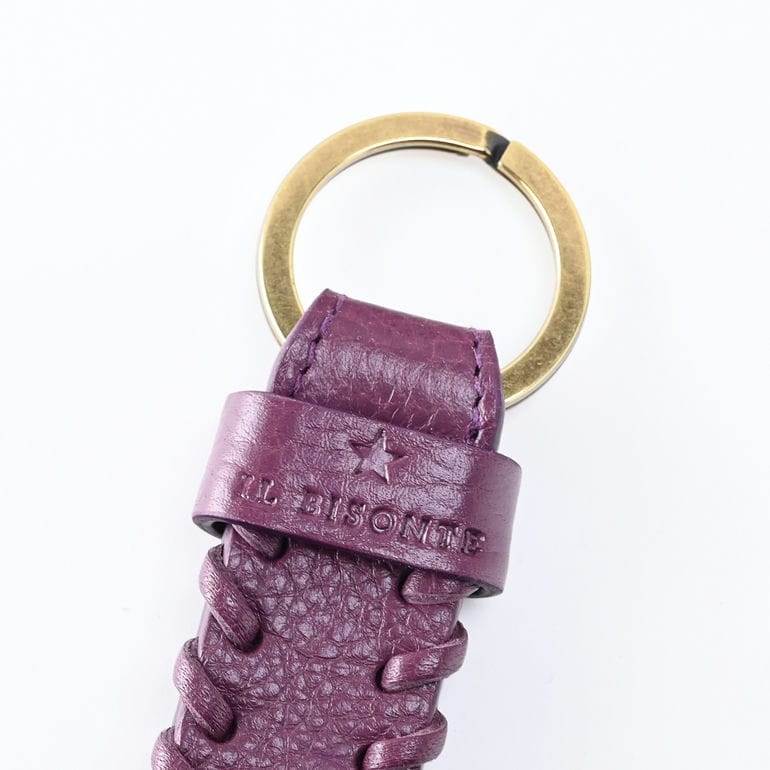 イルビゾンテ IL BISONTE キーリング キーホルダー La Fiaba ラ フィアーバ メンズ レディース パープルSKH149PV0001PU173B レザー【スペシャルラッピング660円(別売り)】