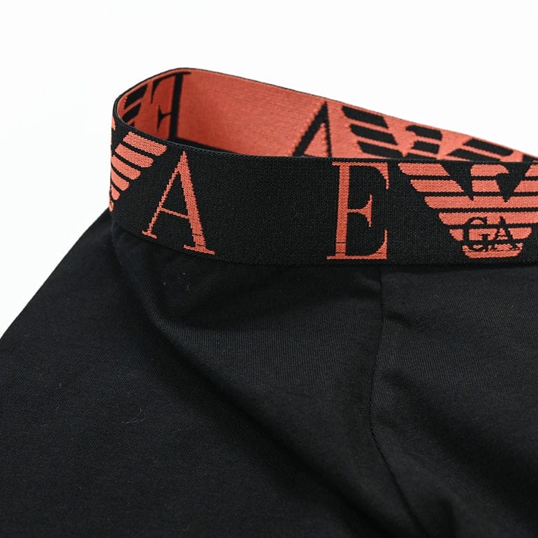 エンポリオ アルマーニ EMPORIO ARMANI 下着 アンダーウェア ボクサーパンツ 無地 モノグラムロゴ 3パック 全3サイズ メンズ グレー グリーン系 オレンジ EM000259 AF10778 MC061 MADE IN ITALY【スペシャルラッピング660円(別売り)】