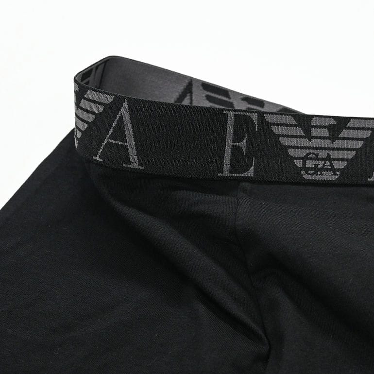 エンポリオ アルマーニ EMPORIO ARMANI 下着 アンダーウェア ボクサーパンツ 無地 モノグラムロゴ 3パック 全3サイズ メンズ グレー グリーン系 オレンジ EM000259 AF10778 MC061 MADE IN ITALY【スペシャルラッピング660円(別売り)】