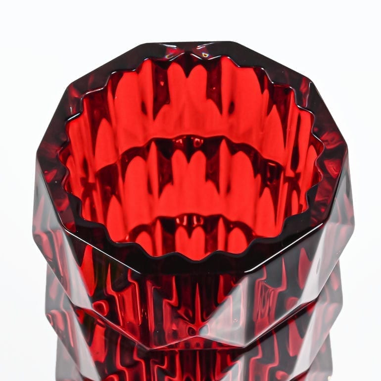 バカラ Baccarat ベース 花瓶 2025新作 LOUXOR ルクソール レッド S