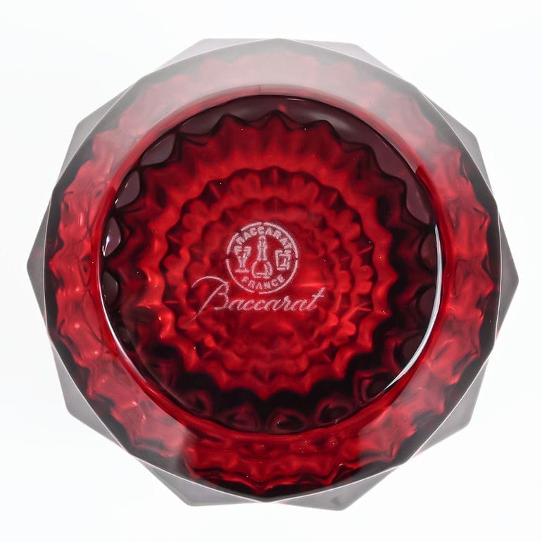バカラ Baccarat ベース 花瓶 2025新作 LOUXOR ルクソール レッド S