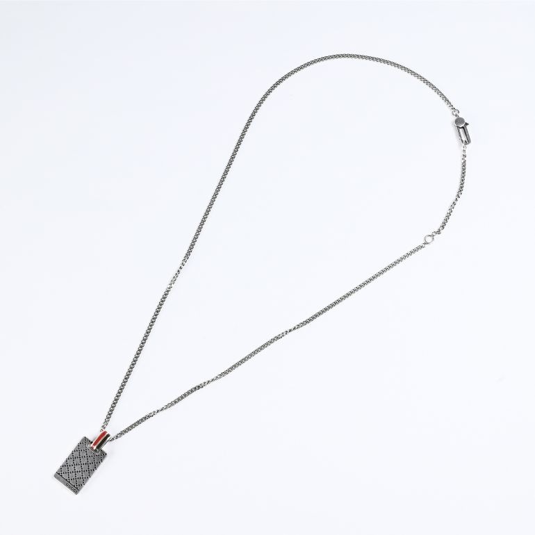 グッチ GUCCI ネックレス ジュエリー ペンダント ディアマンテモチーフ シグネチャーウェブエナメル 310481 J89L0 8518 名入れ可有料【スペシャルラッピング660円(別売り)】
