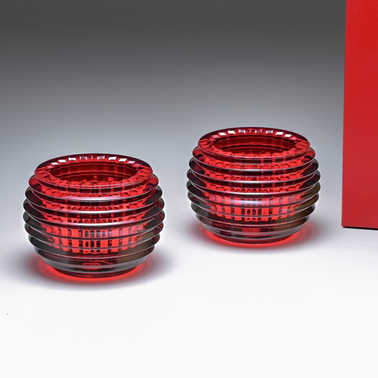 バカラ 名入れ対応 Baccarat キャンドルホルダー EYE アイ ペア