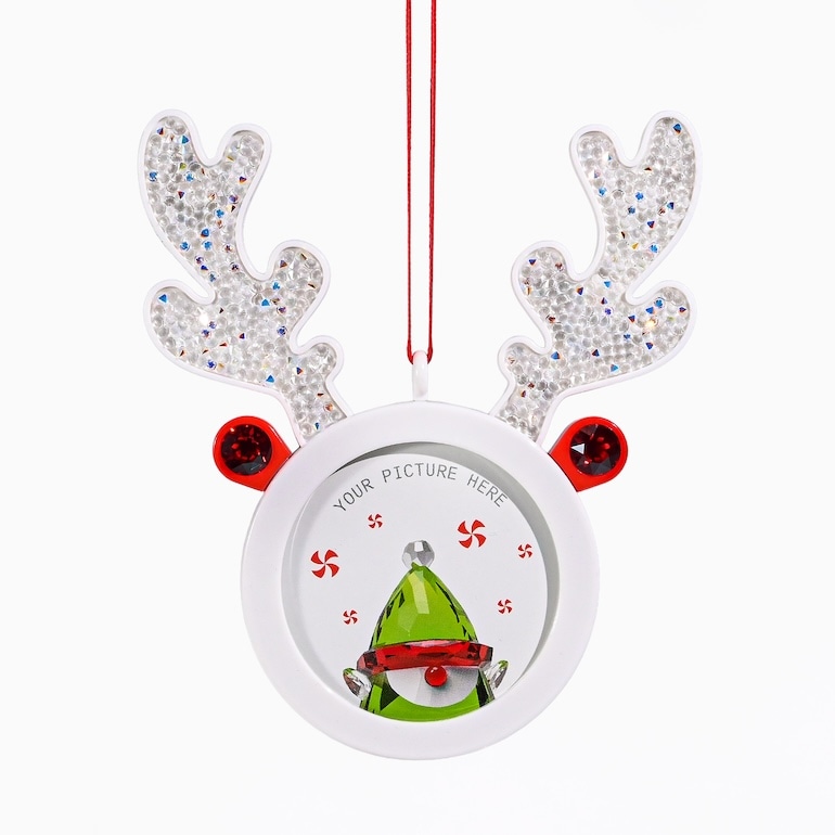 スワロフスキー SWAROVSKI フォトフレーム Holiday Cheers トナカイハンギングフォトフレーム クリスマス オーナメント 5596391 インテリア オブジェ 置物【スペシャルラッピング660円(別売り)】