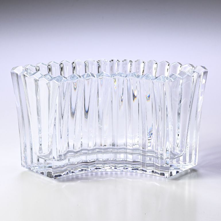 未使用 保管品 バカラ ミルニュイ ベース 185 花瓶 箱付き Baccarat バカラ ミルニュイ フラワーベース 花瓶 バカラ（Baccarat